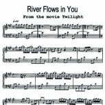 River Flows in You From the movie Twilight Sheet music