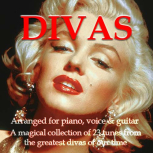 Divas Jazz Anthology arranged for piano, voice and guitar